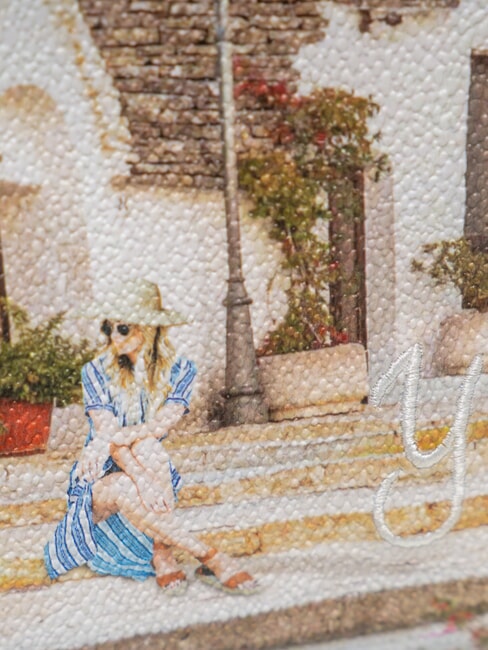 YESBAG Pochette avec bandouli&egrave;re en m&eacute;tal &eacute;t&eacute; dans les Pouilles - Sacs pour Femme