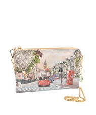 YNOT YESBAG Pochette avec bandouli&egrave;re en m&eacute;tal Arc-en-ciel de Londres - Sacs pour Femme - 2