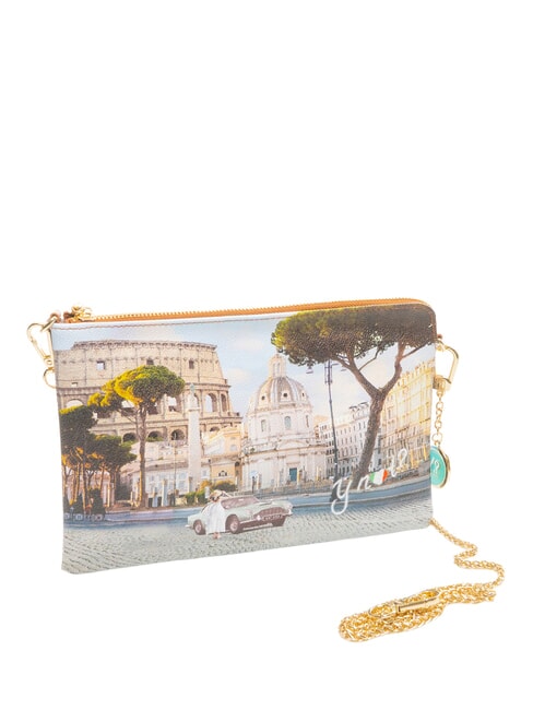 YESBAG Pochette avec bandouli&egrave;re en m&eacute;tal imp&eacute;rial - Sacs pour Femme