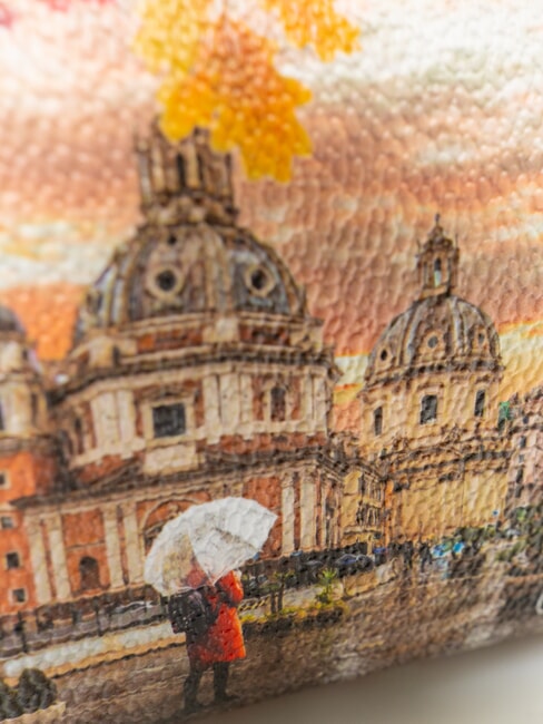 YESBAG &Eacute;tui beaut&eacute; moyen Rome sous la pluie - Pochettes & Trousses