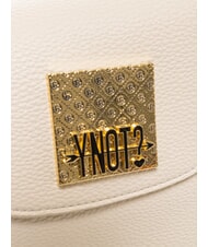 YNOT RACHEL Sac bandouli&egrave;re &agrave; rabat et bandouli&egrave;re cr&egrave;me - Sacs pour Femme - 4