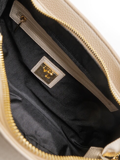 RACHEL Sac bandouli&egrave;re &agrave; rabat et bandouli&egrave;re cr&egrave;me - Sacs pour Femme