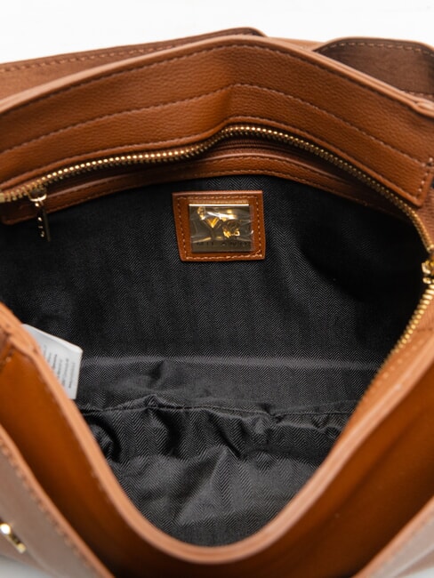 LOVERS Sac bandouli&egrave;re &agrave; rabat bronzer - Sacs pour Femme