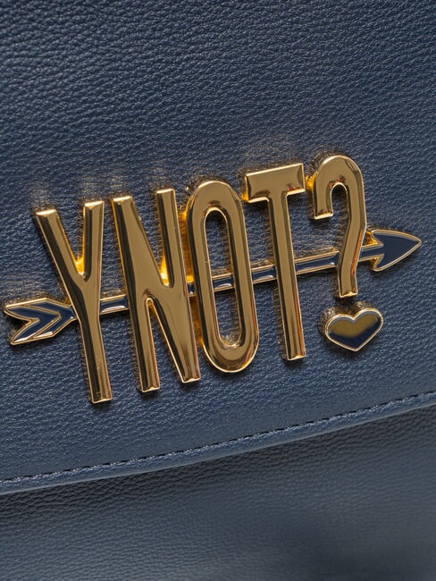 LOVERS Sac bandouli&egrave;re &agrave; rabat marine - Sacs pour Femme