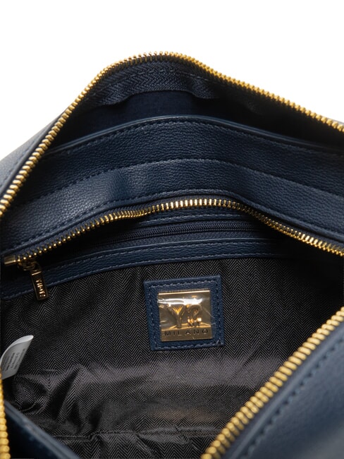 LOVERS Sac bandouli&egrave;re &agrave; rabat marine - Sacs pour Femme