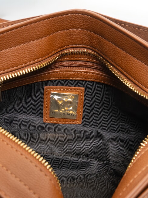 LOVERS Sac bandouli&egrave;re &agrave; rabat bronzer - Sacs pour Femme