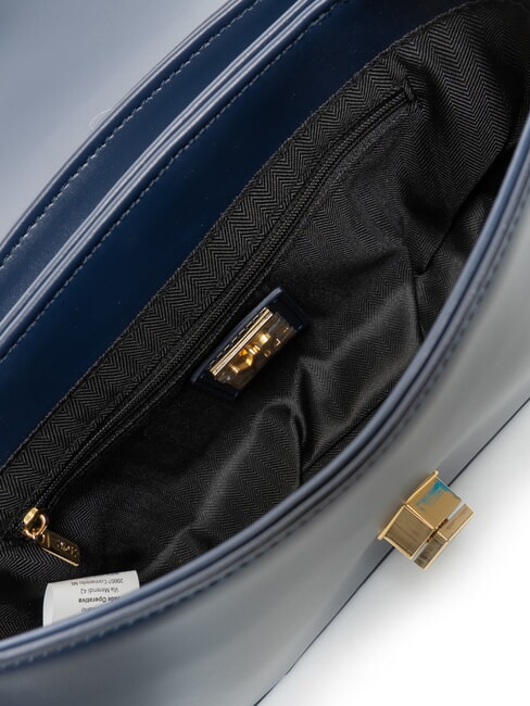 LUCY Sac bandouli&egrave;re &agrave; rabat marine - Sacs pour Femme