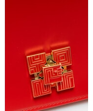 YNOT LUCY Sac bandouli&egrave;re &agrave; rabat ROUGE - Sacs pour Femme - 3