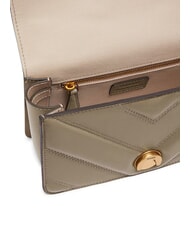 PINKO LOVE ONE MINI sac bandouli&egrave;re en cuir noyer-or antique - Sacs pour Femme - 4