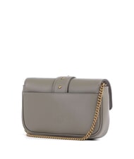 PINKO LOVE ONE POCKET Sac &agrave; bandouli&egrave;re en cuir noyer-or antique - Sacs pour Femme - 2