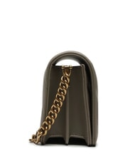 PINKO LOVE CLICK Mini sac en cuir matelass&eacute; noyer-or antique - Sacs pour Femme - 4