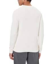 TOMMY HILFIGER TH Pull &agrave; col rond en nid d'abeille - Pulls pour hommes