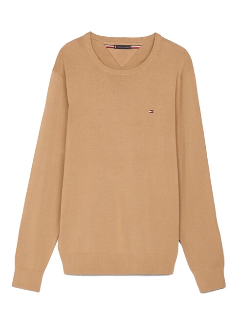 TH pull &agrave; col rond micro-logo toile de safari - Pulls pour hommes