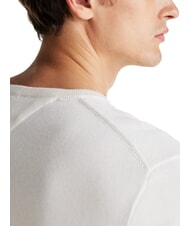 TOMMY HILFIGER TH pull &agrave; col rond micro-logo p&eacute;tale d'ivoire - Pulls pour hommes - 3