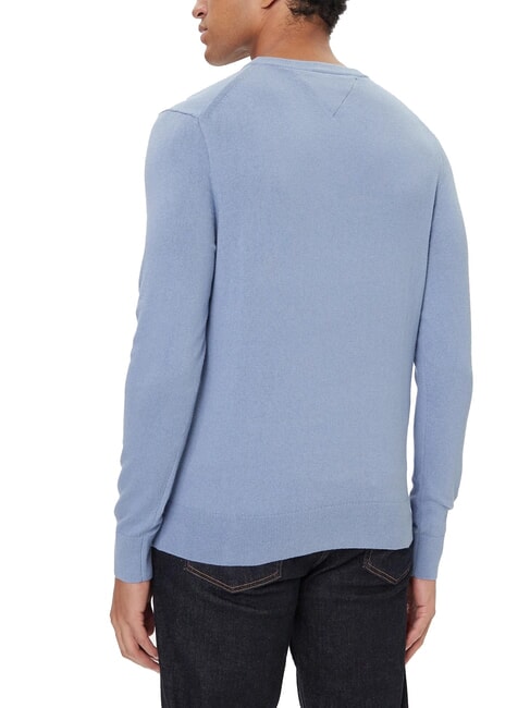 TH pull &agrave; col rond micro-logo bruy&egrave;re bleue du navire - Pulls pour hommes