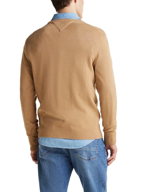 TH pull &agrave; col rond micro-logo toile de safari - Pulls pour hommes