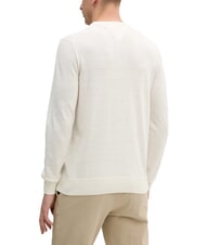 TOMMY HILFIGER TH pull ras du cou en lin m&eacute;lang&eacute; - Pulls pour hommes