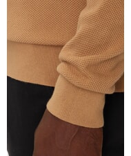 TOMMY HILFIGER TH Pull &agrave; col rond en nid d'abeille toile de safari - Pulls pour hommes - 4