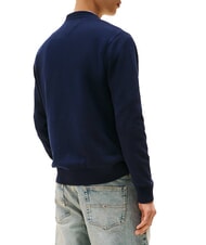 TOMMY HILFIGER TH JEANS Pull en coton &agrave; col rond marine nuit noire - Pulls pour hommes - 2