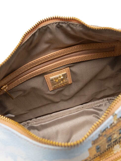 YESBAG Sac bandouli&egrave;re avec poche VACANCES ROMAINES - Sacs pour Femme