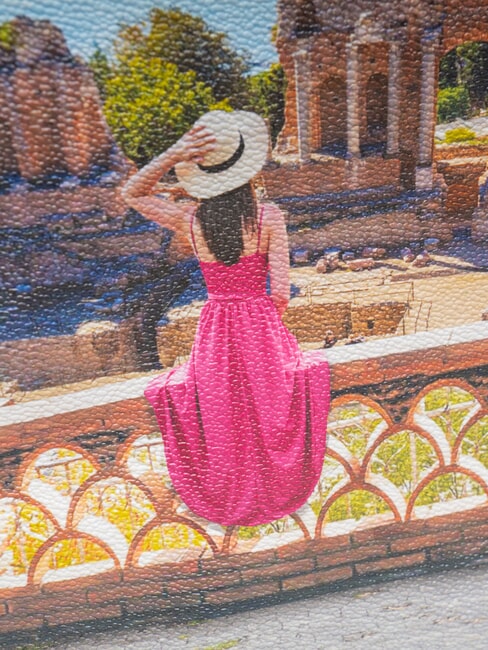 YESBAG Sac bandouli&egrave;re &agrave; rabat &Eacute;t&eacute; de Taormina - Sacs pour Femme