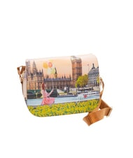 YNOT YESBAG Sac bandouli&egrave;re &agrave; rabat fleur jaune - Sacs pour Femme - 2