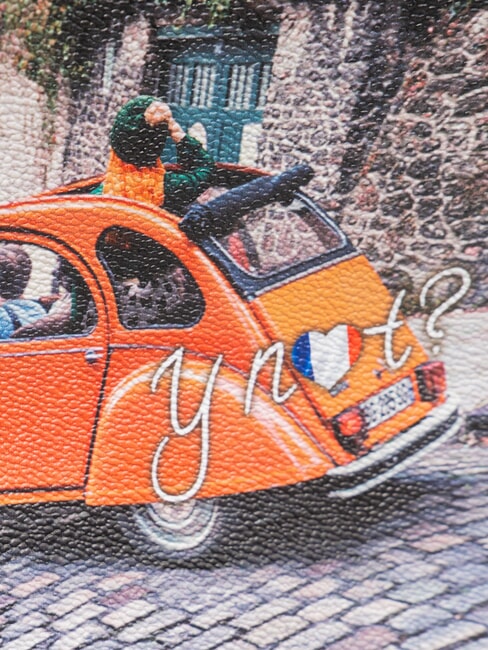 YESBAG Sac bandouli&egrave;re &agrave; rabat c'est la vie - Sacs pour Femme