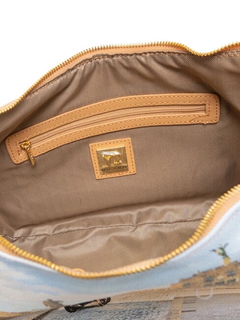 YESBAG Sac bandouli&egrave;re Hobo VACANCES ROMAINES - Sacs pour Femme