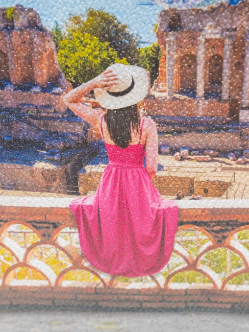YESBAG Sac bandouli&egrave;re Hobo &Eacute;t&eacute; de Taormina - Sacs pour Femme