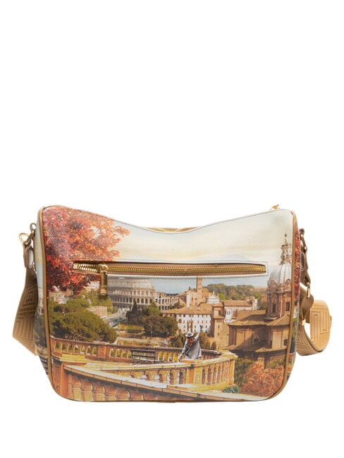 YESBAG Sac bandouli&egrave;re Hobo Paysage de Rome - Sacs pour Femme