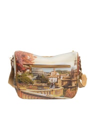 YNOT YESBAG Sac bandouli&egrave;re Hobo Paysage de Rome - Sacs pour Femme - 4