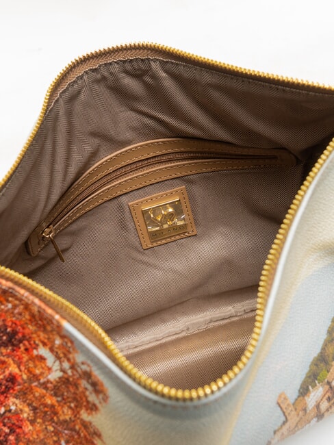 YESBAG Sac bandouli&egrave;re Hobo Paysage de Rome - Sacs pour Femme