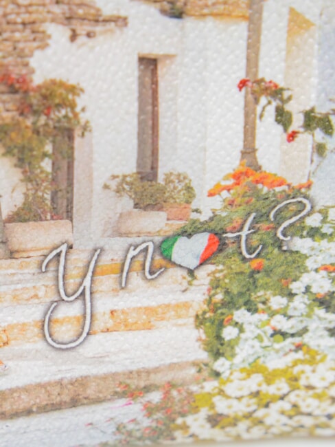 YESBAG Pochette moyenne avec revers &eacute;t&eacute; dans les Pouilles - Sacs pour Femme