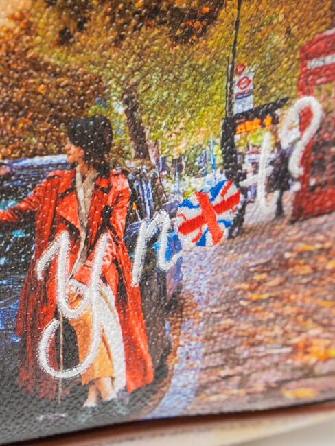 YESBAG Sac bandouli&egrave;re de reporter touriste londonien - Sacs pour Femme