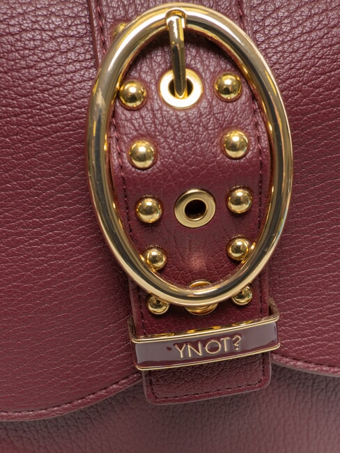 ROCKER Sac de courses avec boucle et clous vin - Sacs pour Femme