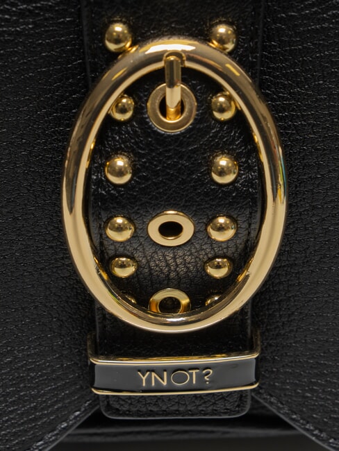 ROCKER Sac &agrave; dos avec boucle et clous NOIR - Sacs pour Femme