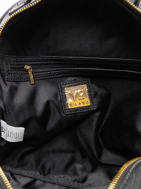 ROCKER Sac &agrave; dos avec boucle et clous NOIR - Sacs pour Femme