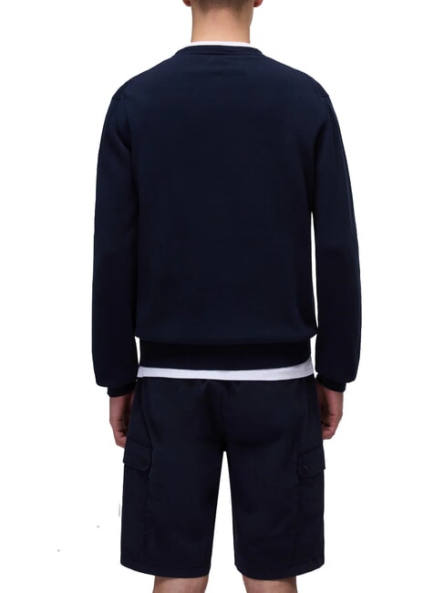 D-AMBRA Pull en coton blu marine - Pulls pour hommes