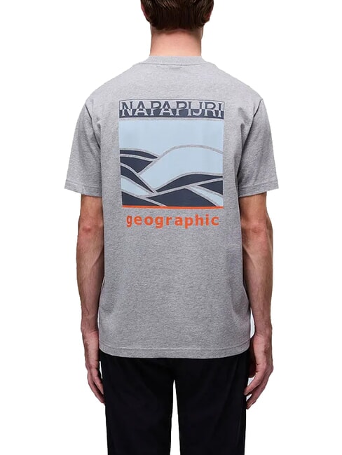 S-SOVANA T-shirt en coton gris moyen chin&eacute; - T-shirt