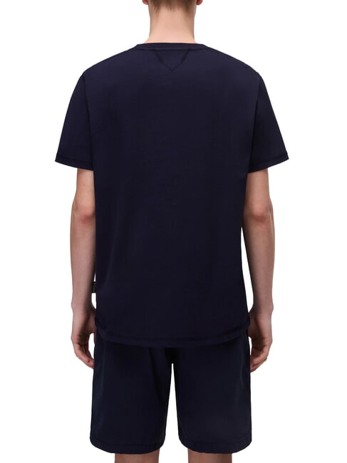 S-LARI T-shirt en coton blu marine - T-shirt
