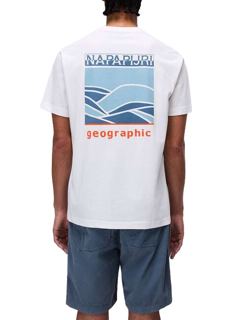 S-SOVANA T-shirt en coton h&eacute;ron blanc - T-shirt