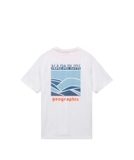 NAPAPIJRI S-SOVANA T-shirt en coton h&eacute;ron blanc - T-shirt - 3