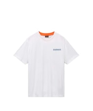NAPAPIJRI S-SOVANA T-shirt en coton h&eacute;ron blanc - T-shirt - 4