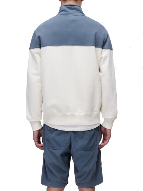 B-SATURNIA Sweat-shirt en coton murmure blanc - Pulls molletonn&eacute;s