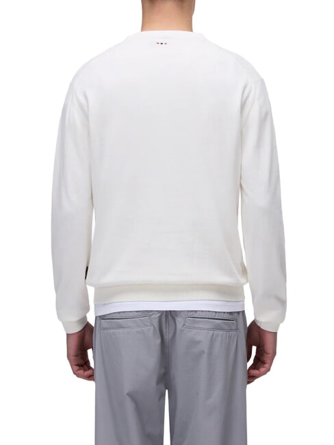 DECATUR Pull en coton murmure blanc - Pulls pour hommes