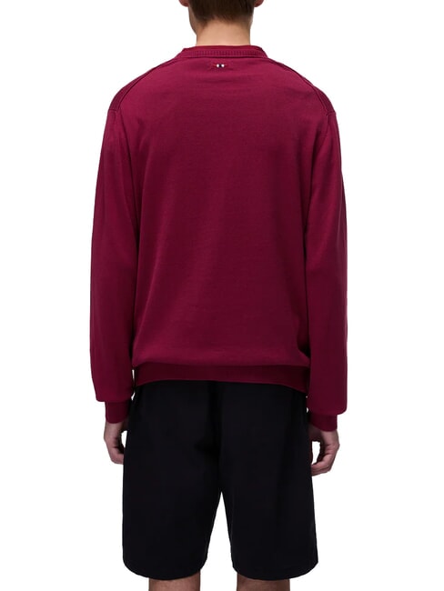 DECATUR Pull en coton rouge du Tibet - Pulls pour hommes