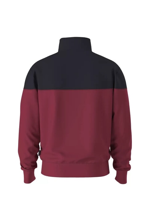B-SATURNIA Sweat-shirt en coton rouge du Tibet - Pulls molletonn&eacute;s