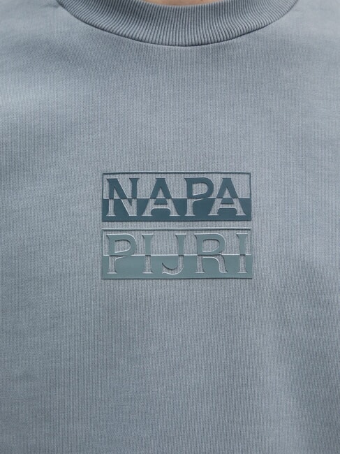 B-CORTONA Sweat-shirt &agrave; col rond temps orageux - Pulls molletonn&eacute;s