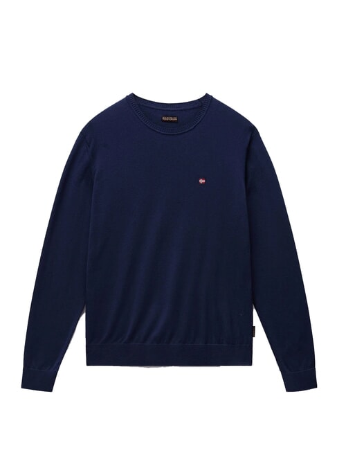 DECATUR Pull en coton blu marine - Pulls pour hommes