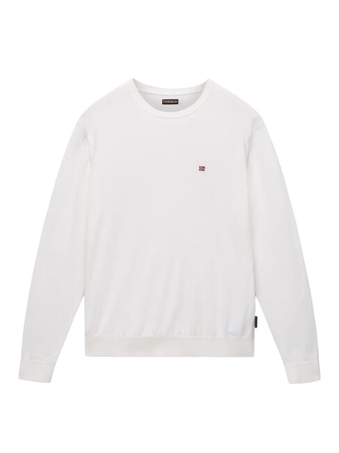 DECATUR Pull en coton murmure blanc - Pulls pour hommes